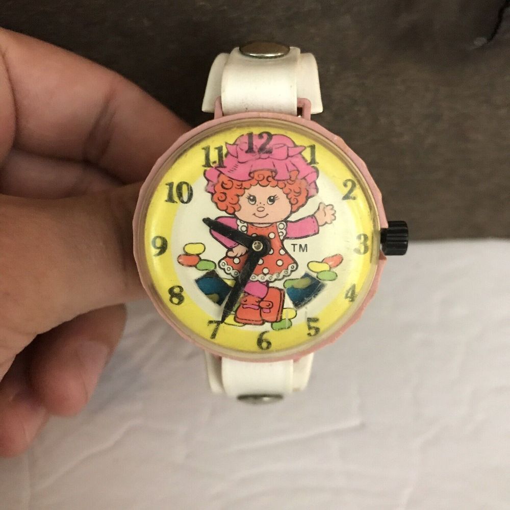 Jelly Bean Dolls Very Cherry Vintage Wristwatch 1981 Lanard Rare Watch
